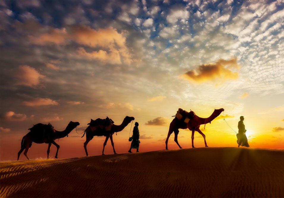 Merzouga, Erg Chebbi Dunes, Morocco - Gateway to the Sahara Desert